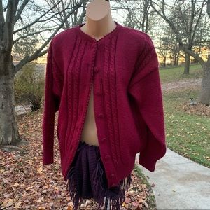 BEAUTIFUL VINTAGE wool sweater! EUC!!